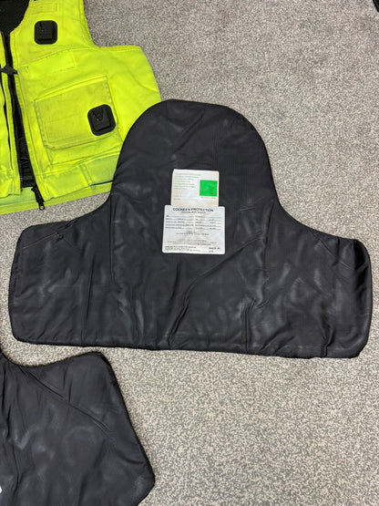 Ex Police Cooneen Hi Vis Body Armour Stab Vest X LARGE - Anti Stab & Ballistic HG1A & KR1