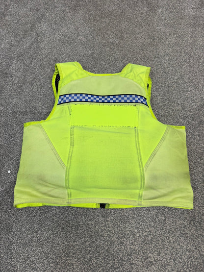 Ex Police Cooneen Hi Vis Body Armour Stab Vest LARGE - Anti Stab & Ballistic HG1A & KR1