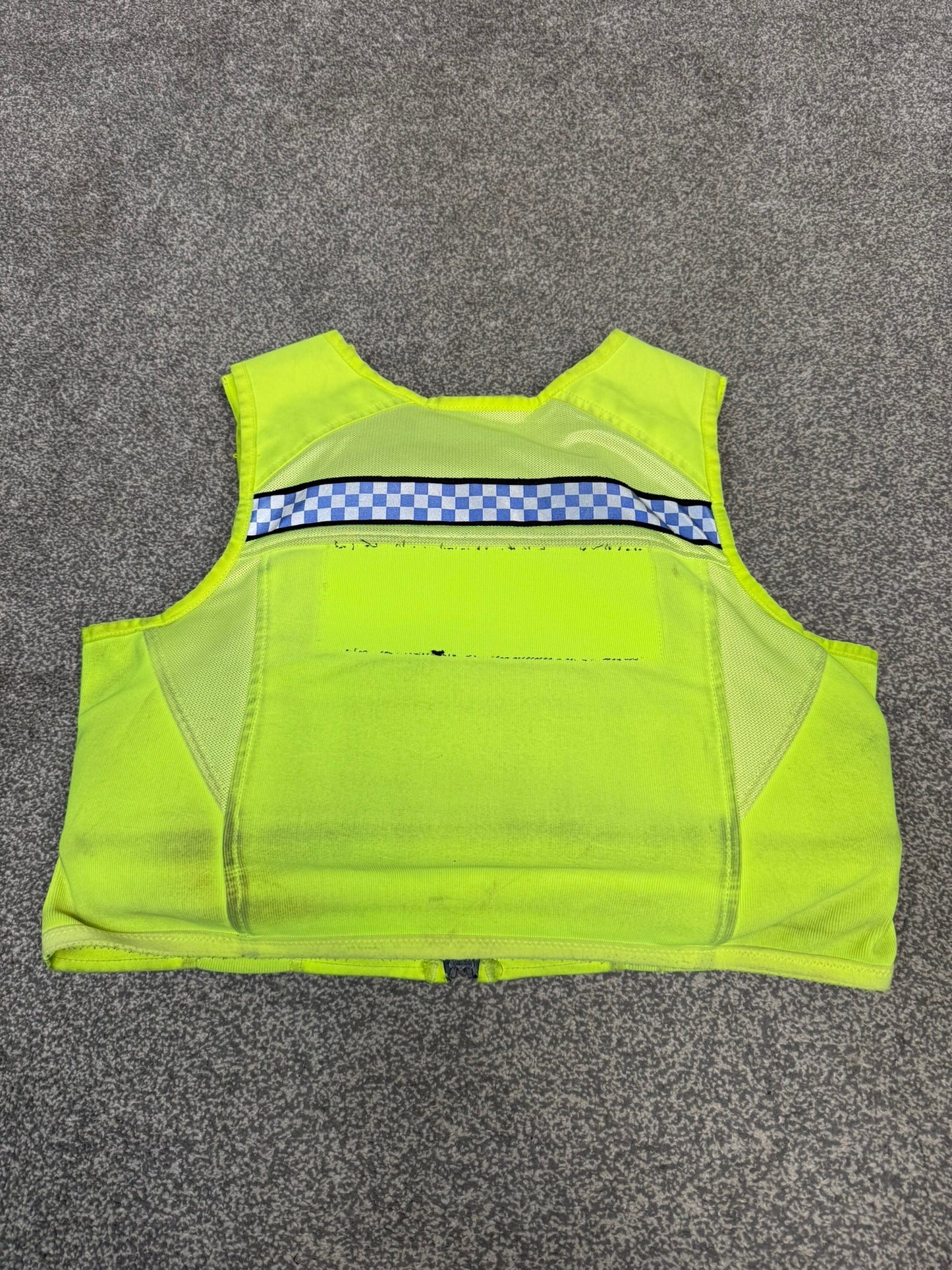 Ex Police Cooneen Hi Vis Body Armour Stab Vest LARGE - Anti Stab & Ballistic HG1A & KR1