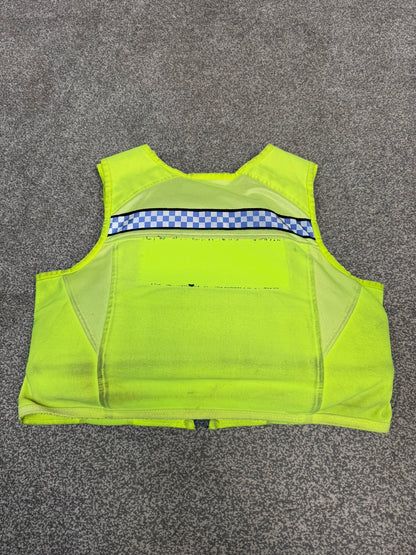 Ex Police Cooneen Hi Vis Body Armour Stab Vest LARGE - Anti Stab & Ballistic HG1A & KR1
