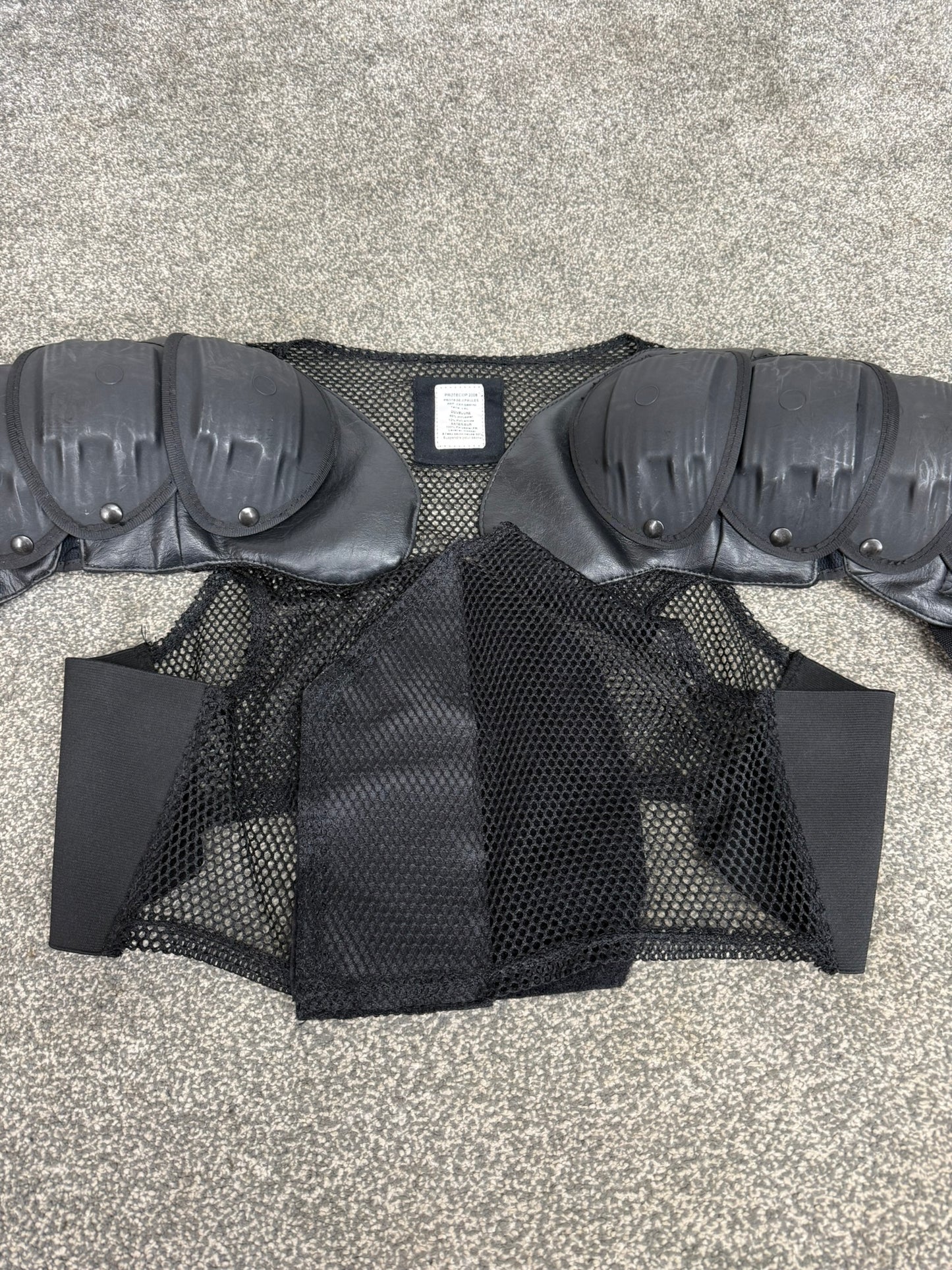 Ex Police Protecop Riot Shoulder Guards Vest Security Public Order