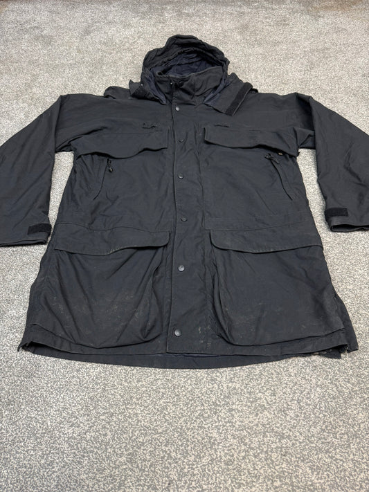 Karrimor Enforcer SF Jacket Tactical Waterproof Black Hooded Outdoor Security - LARGE