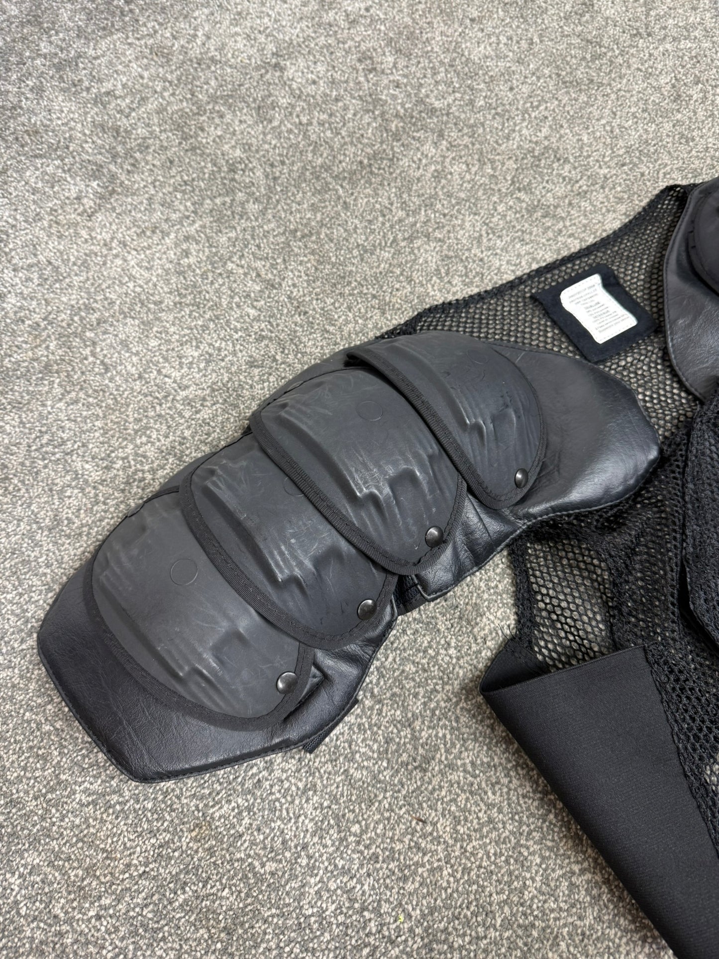 Ex Police Protecop Riot Shoulder Guards Vest Security Public Order