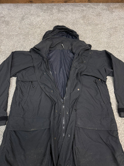 Karrimor Enforcer SF Jacket Tactical Waterproof Black Hooded Outdoor Security - LARGE