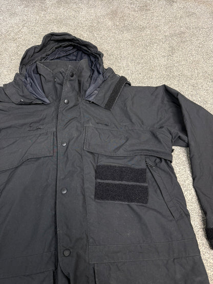 Karrimor Enforcer SF Jacket Tactical Waterproof Black Hooded Outdoor Security - LARGE