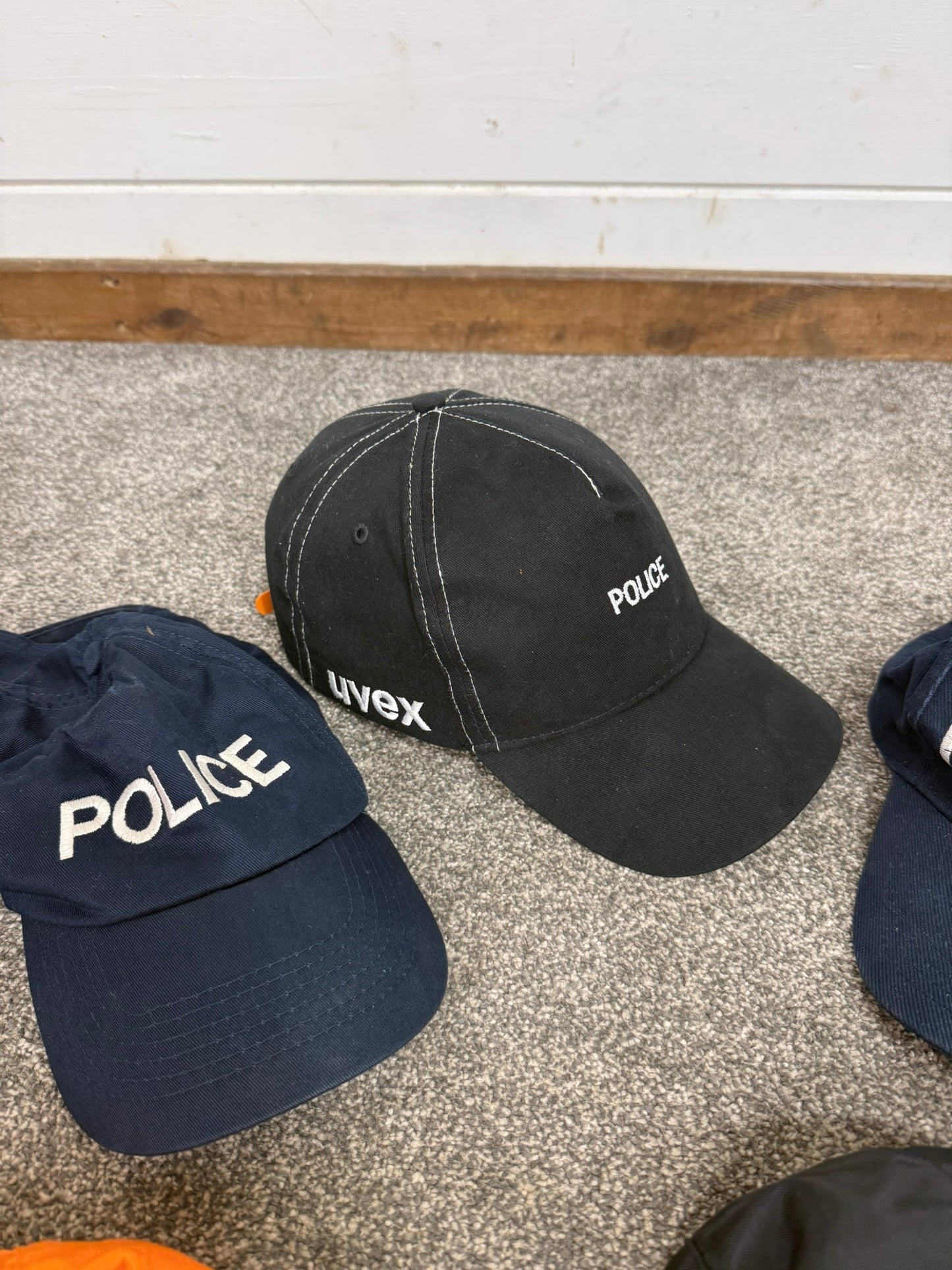 15x Ex Police Baseball Cap Job Lot Collectors Display Film TV Uniform