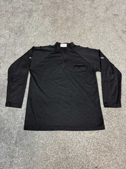 Ex Police Moisture Wicking T-Shirt Long Sleeve BADGED Film TV Uniform Display