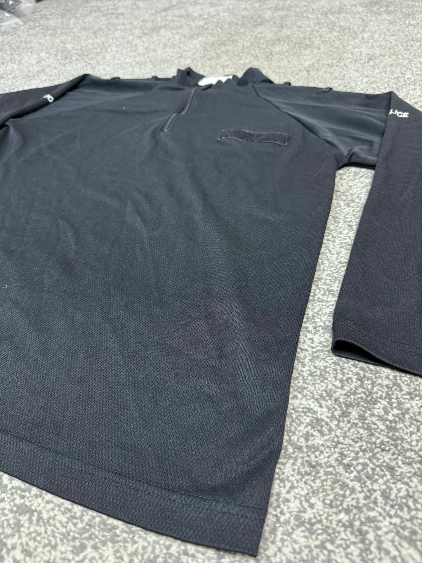 Ex Police Moisture Wicking T-Shirt Long Sleeve BADGED Film TV Uniform Display