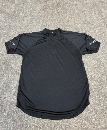 Ex Police Moisture Wicking T-Shirt Short Sleeve BADGED Film TV Uniform Display