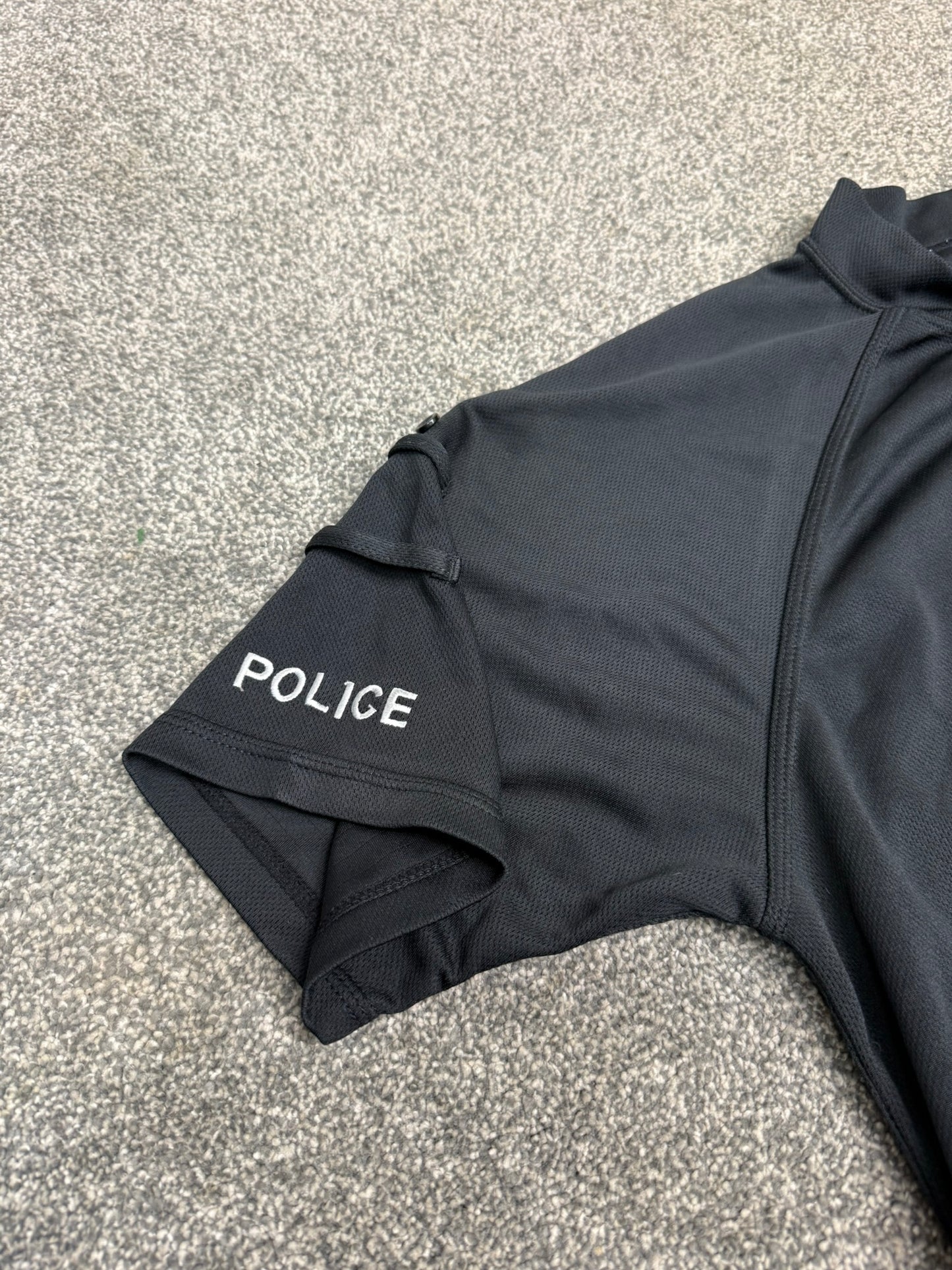 Ex Police Moisture Wicking T-Shirt Short Sleeve BADGED Film TV Uniform Display