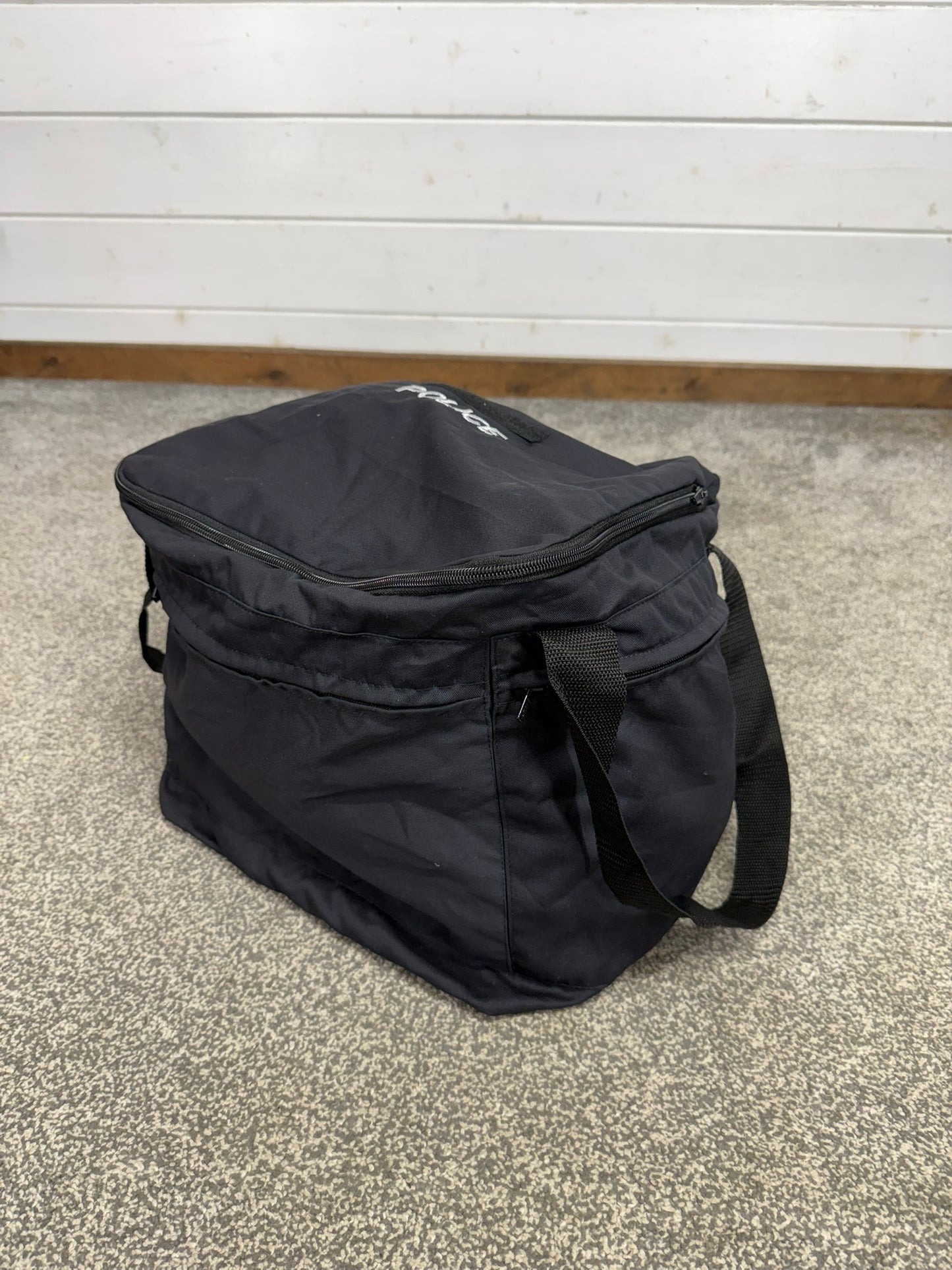 Ex Police Guardian Riot Helmet Fleece Bag & Hood TV Film Collectable Display