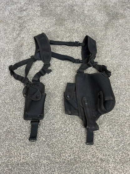 Ex Police Radio Shoulder Harness With Pouches Security PI Vest