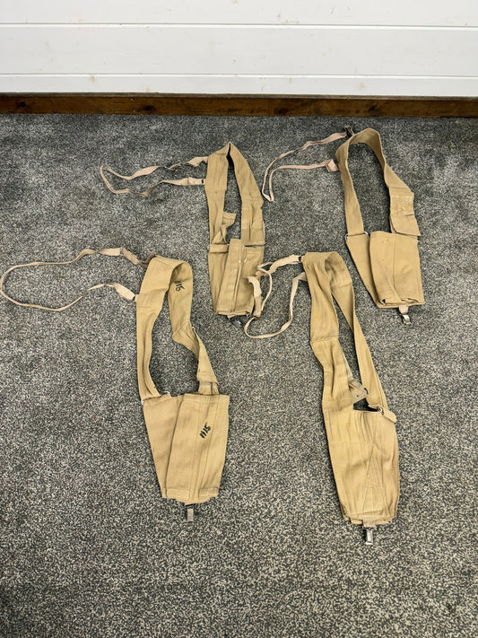 4x Ex Police Shoulder Harness Radio Pouch Job Lot Bundle Covert Security