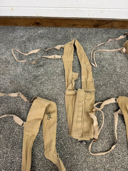 4x Ex Police Shoulder Harness Radio Pouch Job Lot Bundle Covert Security