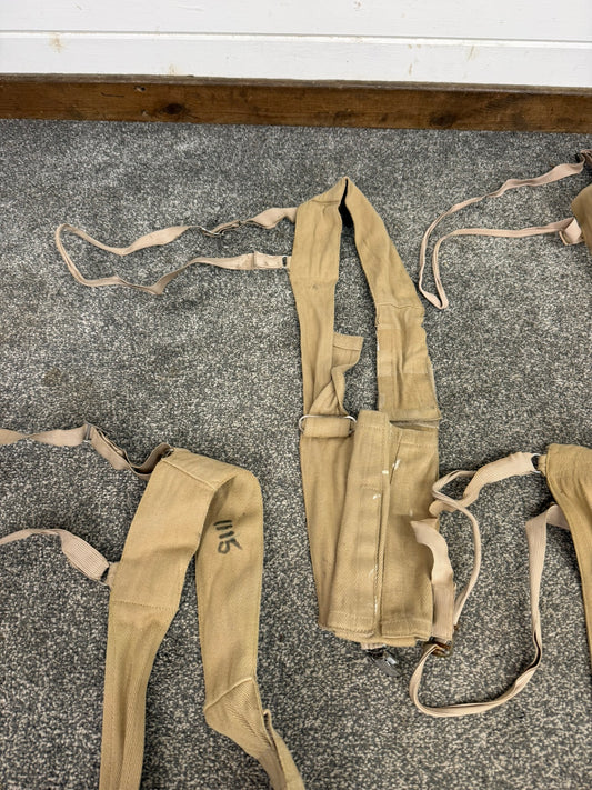 4x Ex Police Shoulder Harness Radio Pouch Job Lot Bundle Covert Security