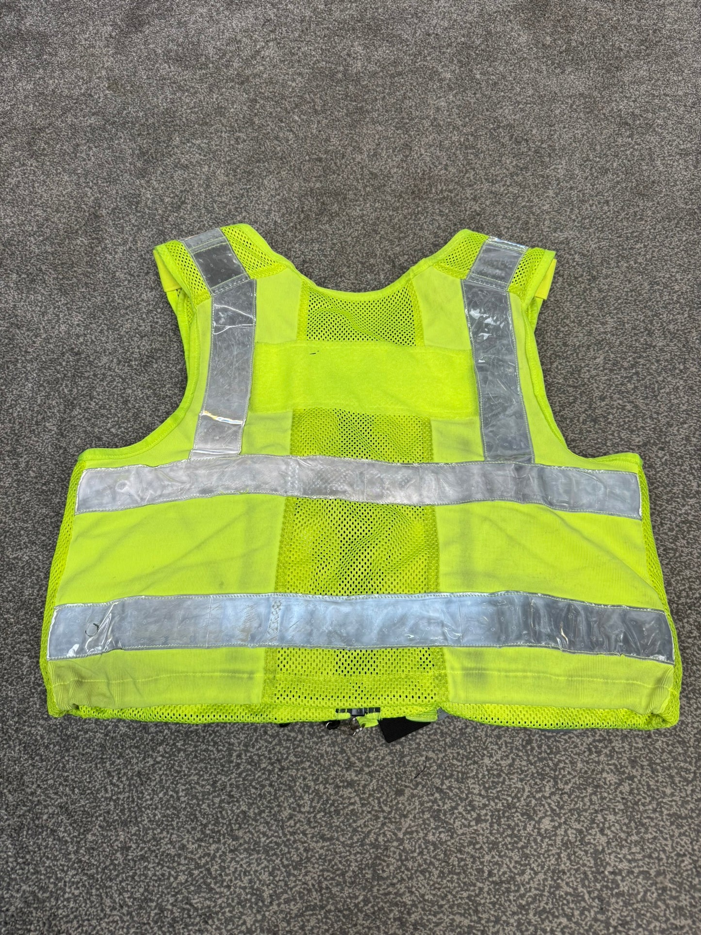 Ex Police Safariland Hi-Vis MOLLE Vest & Pouches Tactical Security Vest X LARGE