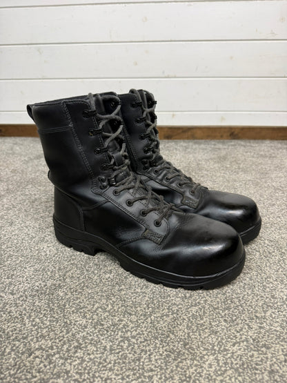 Ex Police Magnum Elite Shield Safety Boots Black Leather UK 11 Security Work