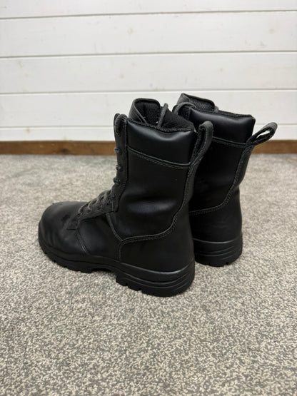 Magnum Elite Shield Met Black Leather Combat Boots UK 7 Ex Police Security Work
