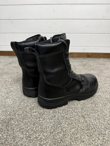 Magnum Elite Shield Met Black Leather Combat Boots UK 7 Ex Police Security Work