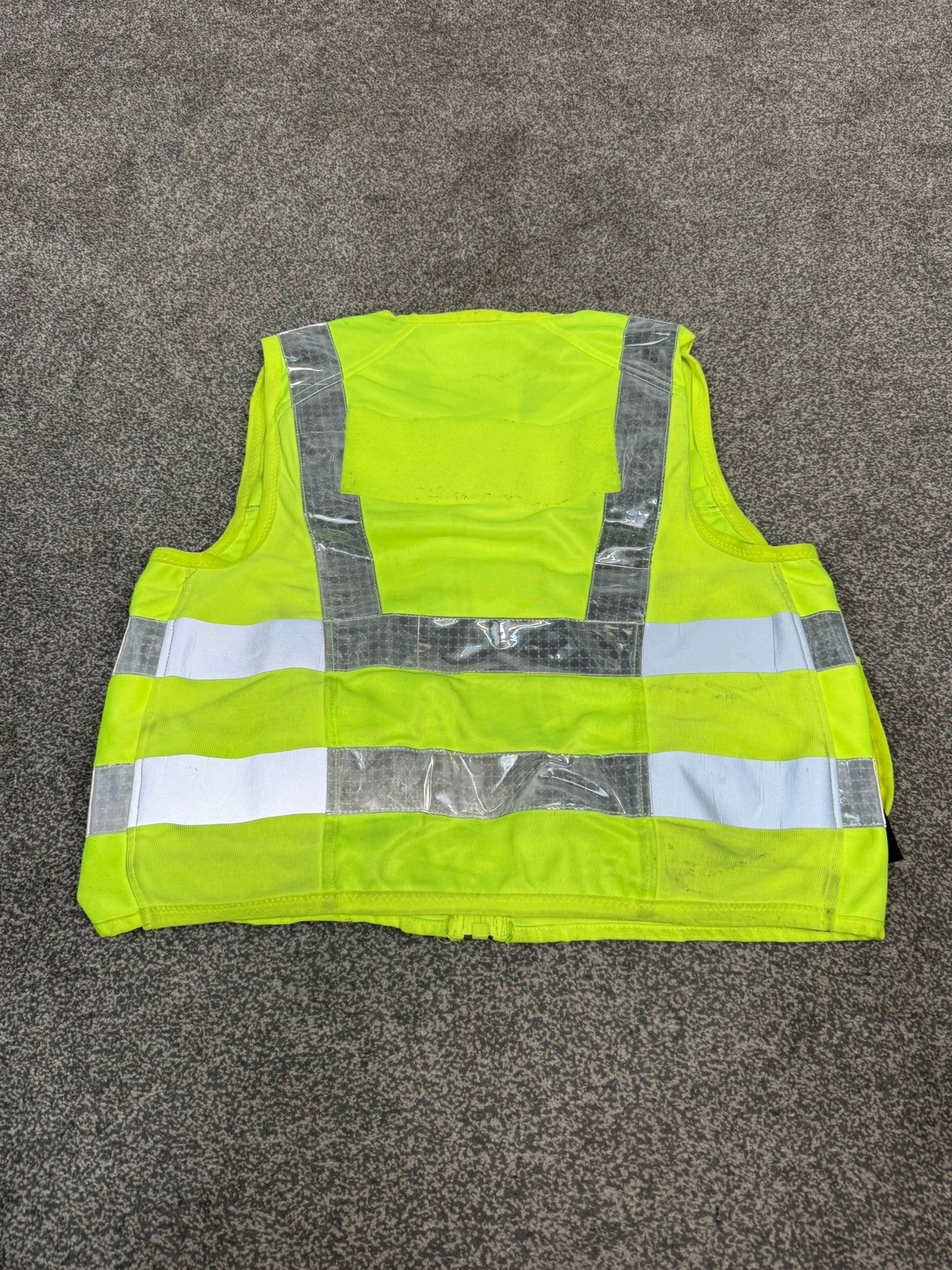 Ex Police Hi Vis Utility Vest & Pouches Model 774 Left Handed Patrol SIA Security