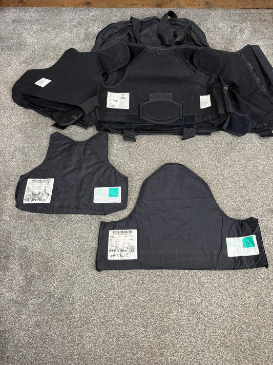 Ex Police Highmark Body Armour Vest Anti Stab & Ballistic HG1A & KR1 Large Security Film
