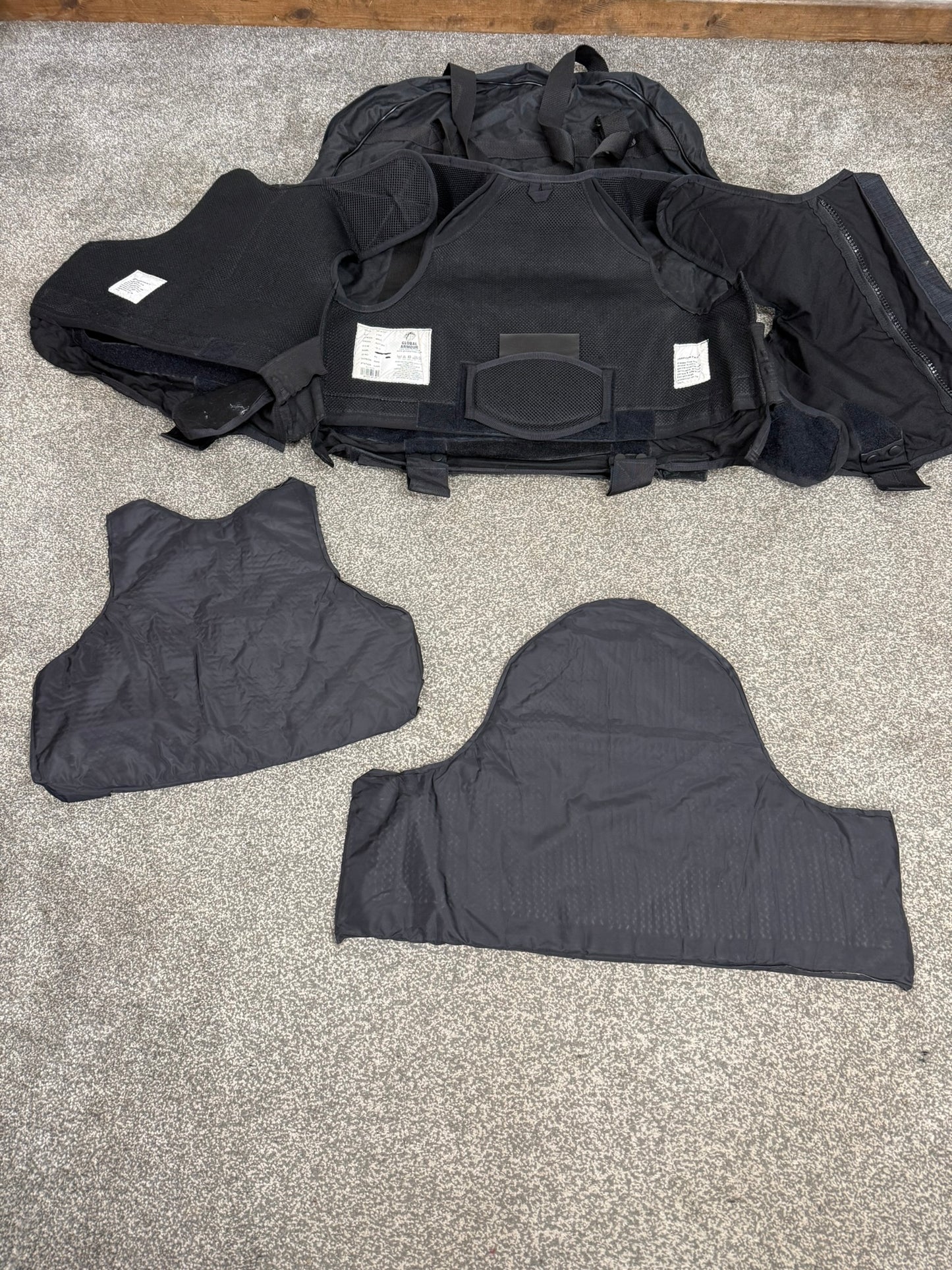 Ex Police Highmark Body Armour Vest Anti Stab & Ballistic HG1A & KR1 Large Security Film