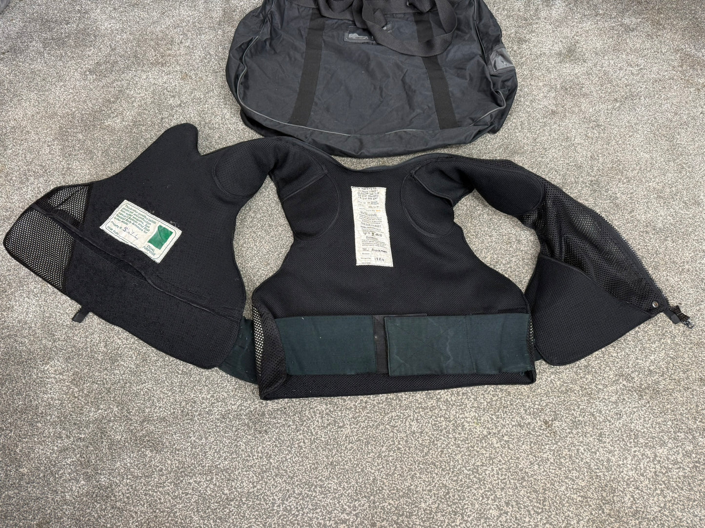 Ex Police Meggitt Yaffy Body Armour Vest Anti Stab & Ballistic HG1A & KR2 Medium Security