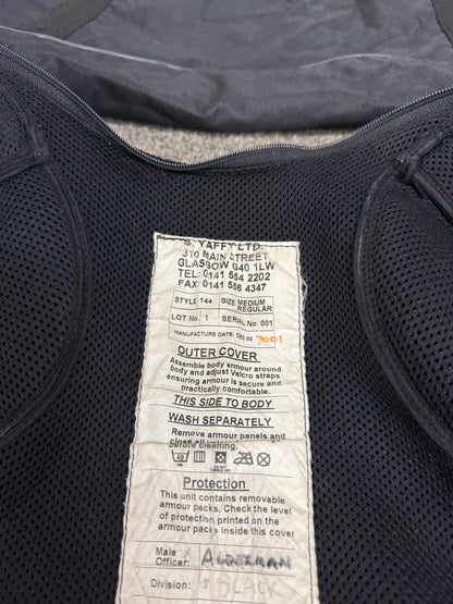 Ex Police Meggitt Yaffy Body Armour Vest Anti Stab & Ballistic HG1A & KR2 Medium Security