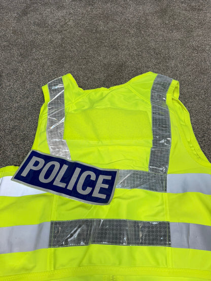 Ex Police Hi Vis Equipment Tac Vest BADGED Utility Vest & Pouches Model 774 - X Large