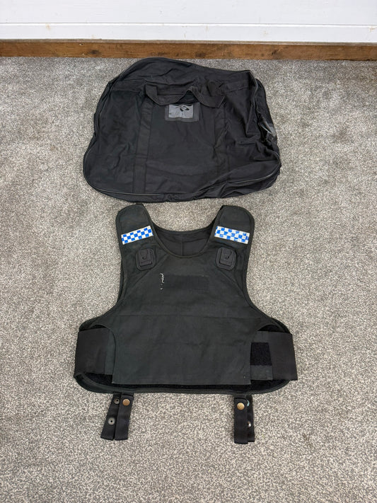 Ex Police Mehler Body Armour Vest Anti Stab & Ballistic HG1A & KR1 Security - Small