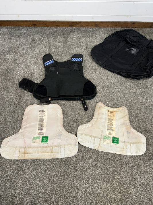 Ex Police Mehler Body Armour Vest Anti Stab & Ballistic HG1A & KR1 Security - Small