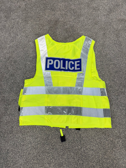 Ex Police Hi Vis Equipment Tac Vest BADGED Utility Vest & Pouches Model 774 - Medium