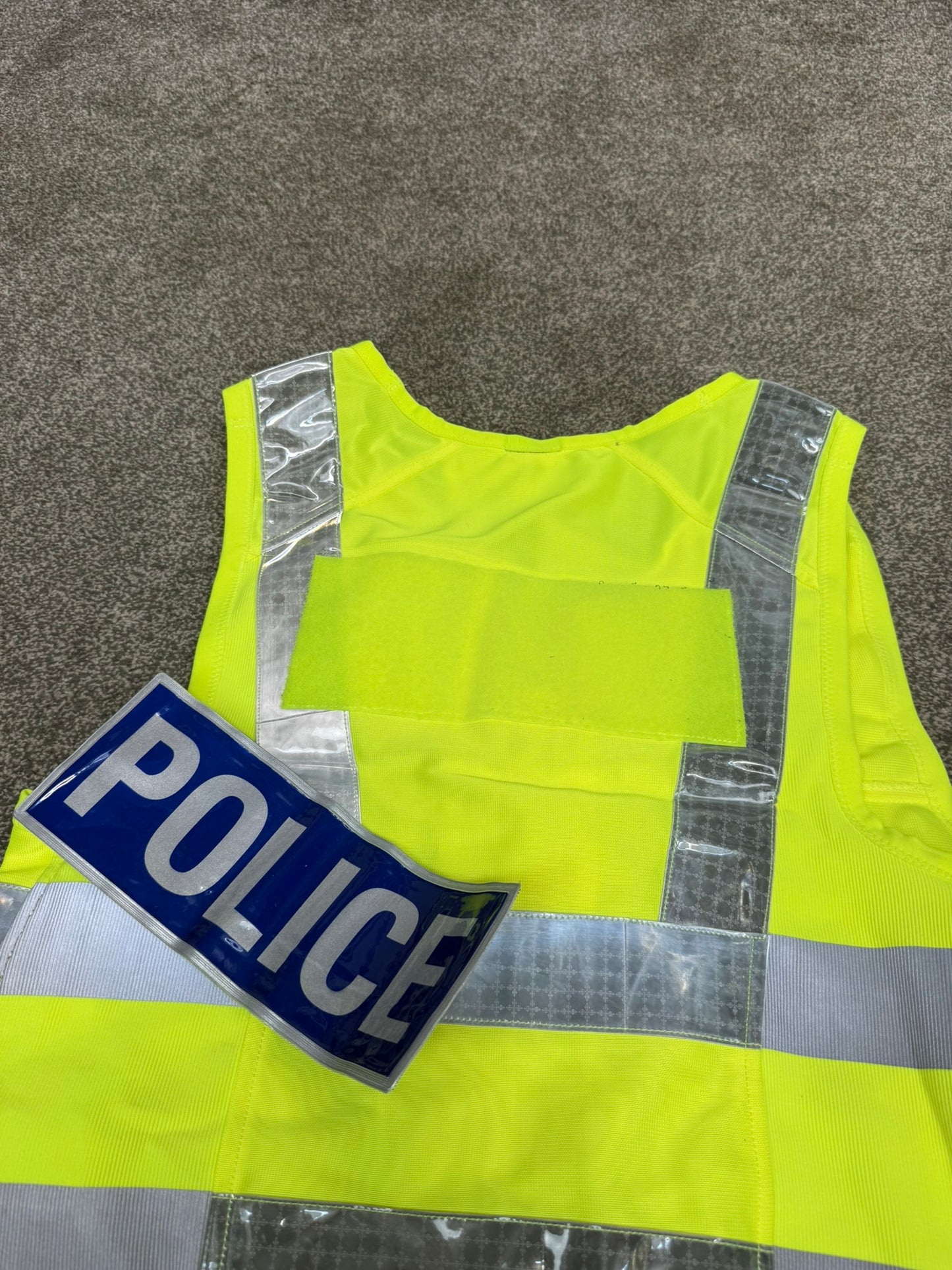 Ex Police Hi Vis Equipment Tac Vest BADGED Utility Vest & Pouches Model 774 - Medium