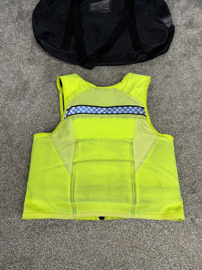 Ex Police Cooneen Hi-Vis Body Armour Security Vest Anti Stab & Ballistic HG1A & KR1