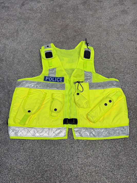 Ex Police Arktis Utility Vest BADGED Patrol Equipment Vest VGC - X LARGE
