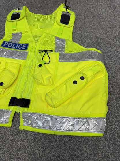 Ex Police Arktis Utility Vest BADGED Patrol Equipment Vest VGC - X LARGE