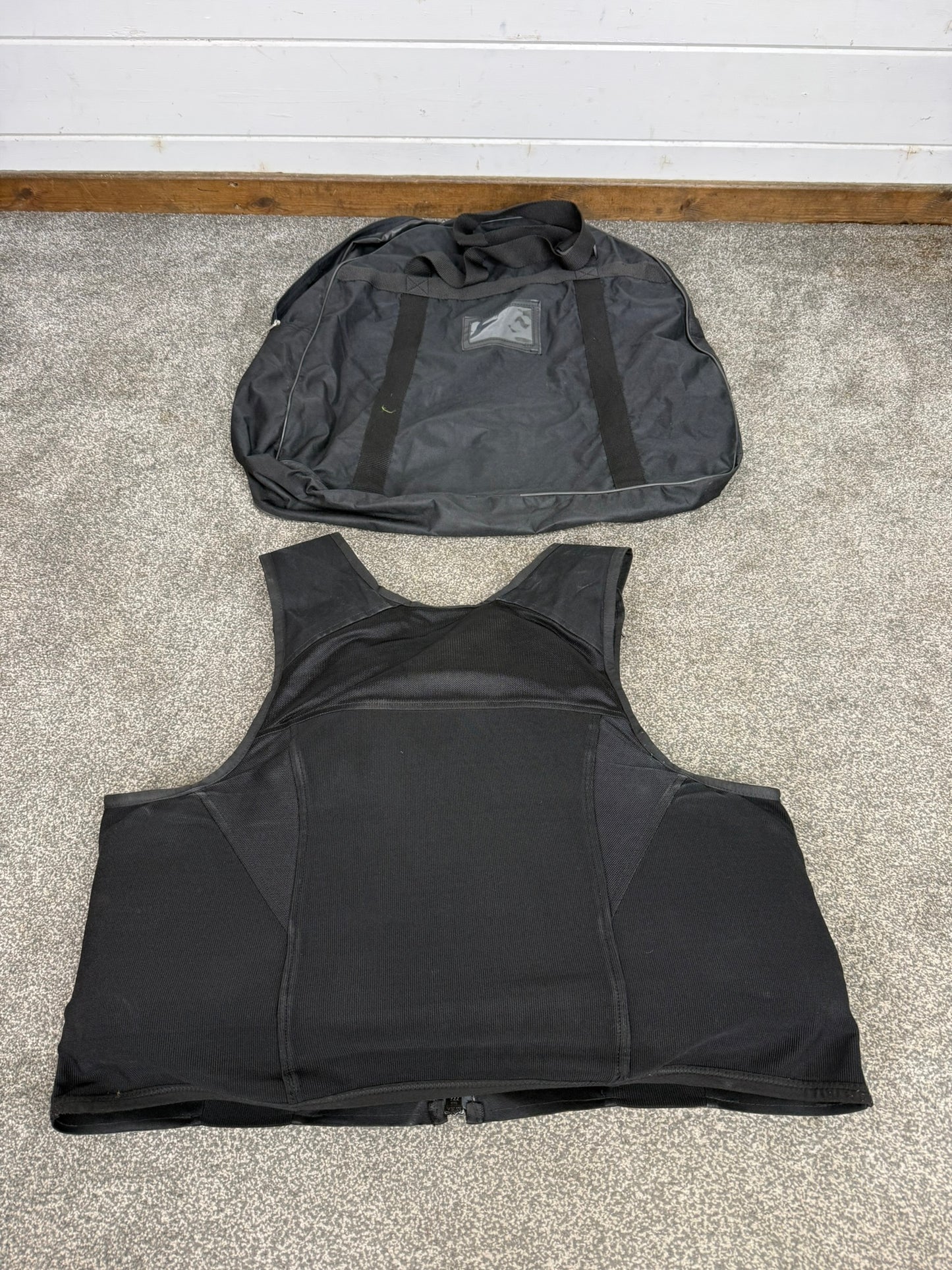 Ex Police Black Cooneen Body Armour Vest XXL Anti Stab & Ballistic HG1A & KR1 Security