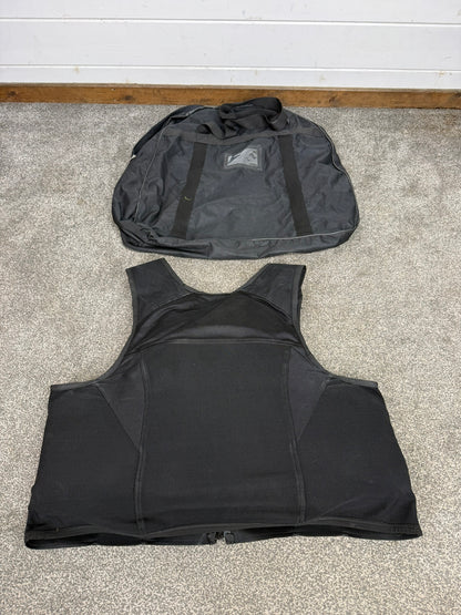 Ex Police Black Cooneen Body Armour Vest XXL Anti Stab & Ballistic HG1A & KR1 Security