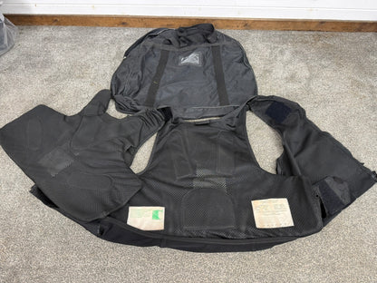 Ex Police Black Cooneen Body Armour Vest XXL Anti Stab & Ballistic HG1A & KR1 Security