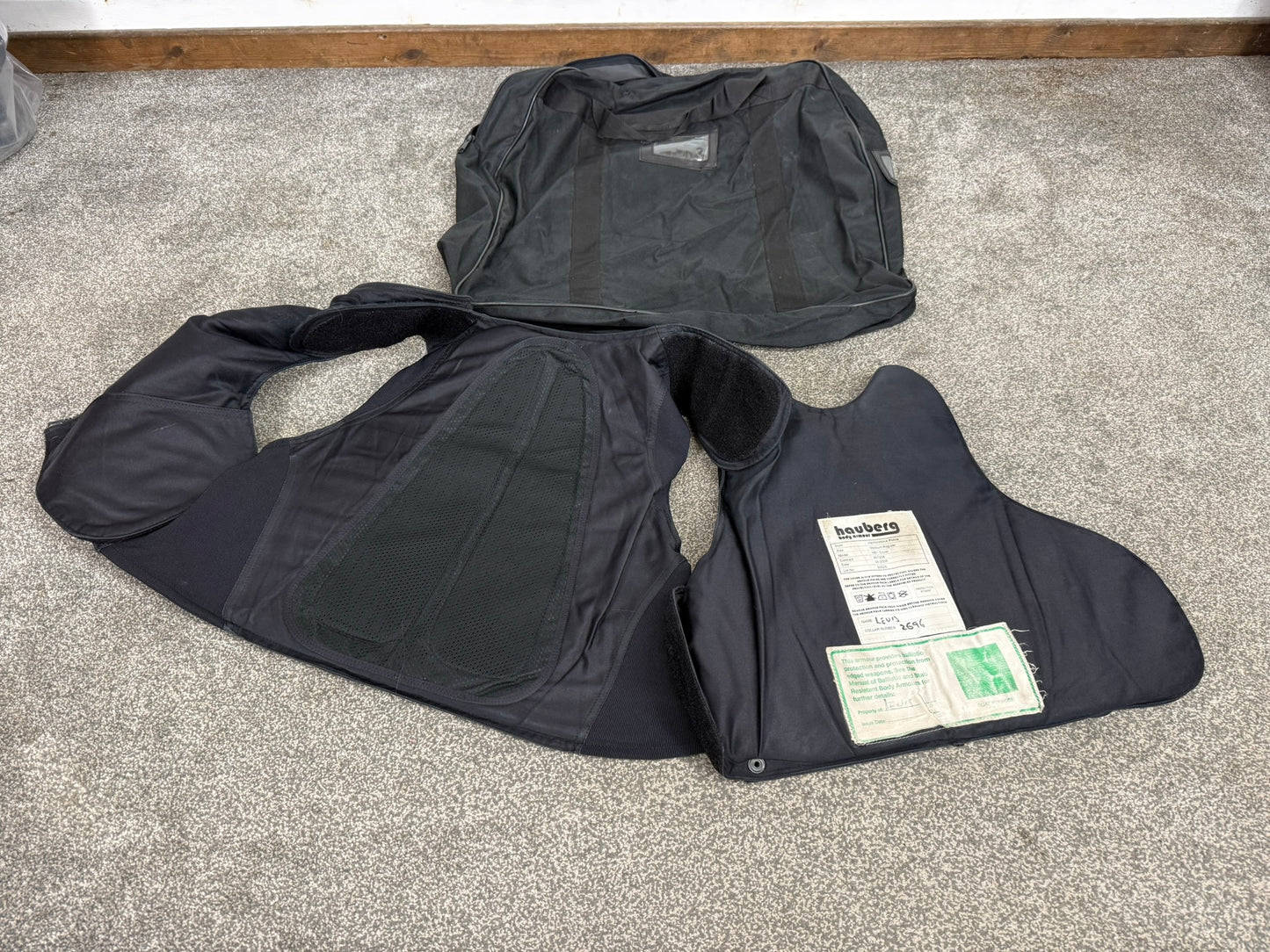 Ex Police Hauberg Body Armour Vest MED Anti Stab & Ballistic HG1A & KR2
