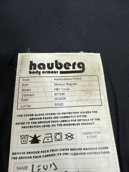 Ex Police Hauberg Body Armour Vest MED Anti Stab & Ballistic HG1A & KR2