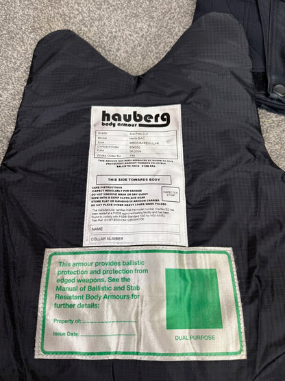 Ex Police Hauberg Body Armour Vest MED Anti Stab & Ballistic HG1A & KR2