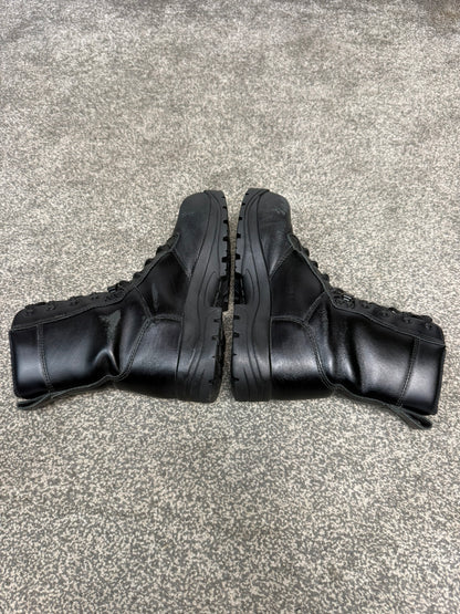 Ex Police Magnum Elite Shield Safety Combat Boots Black Leather UK 5 Security Work