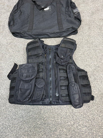 Ex Police Hauberg Molle Body Armour Stab Vest & Bag SMALL Anti Stab & Ballistic HG1A & KR2