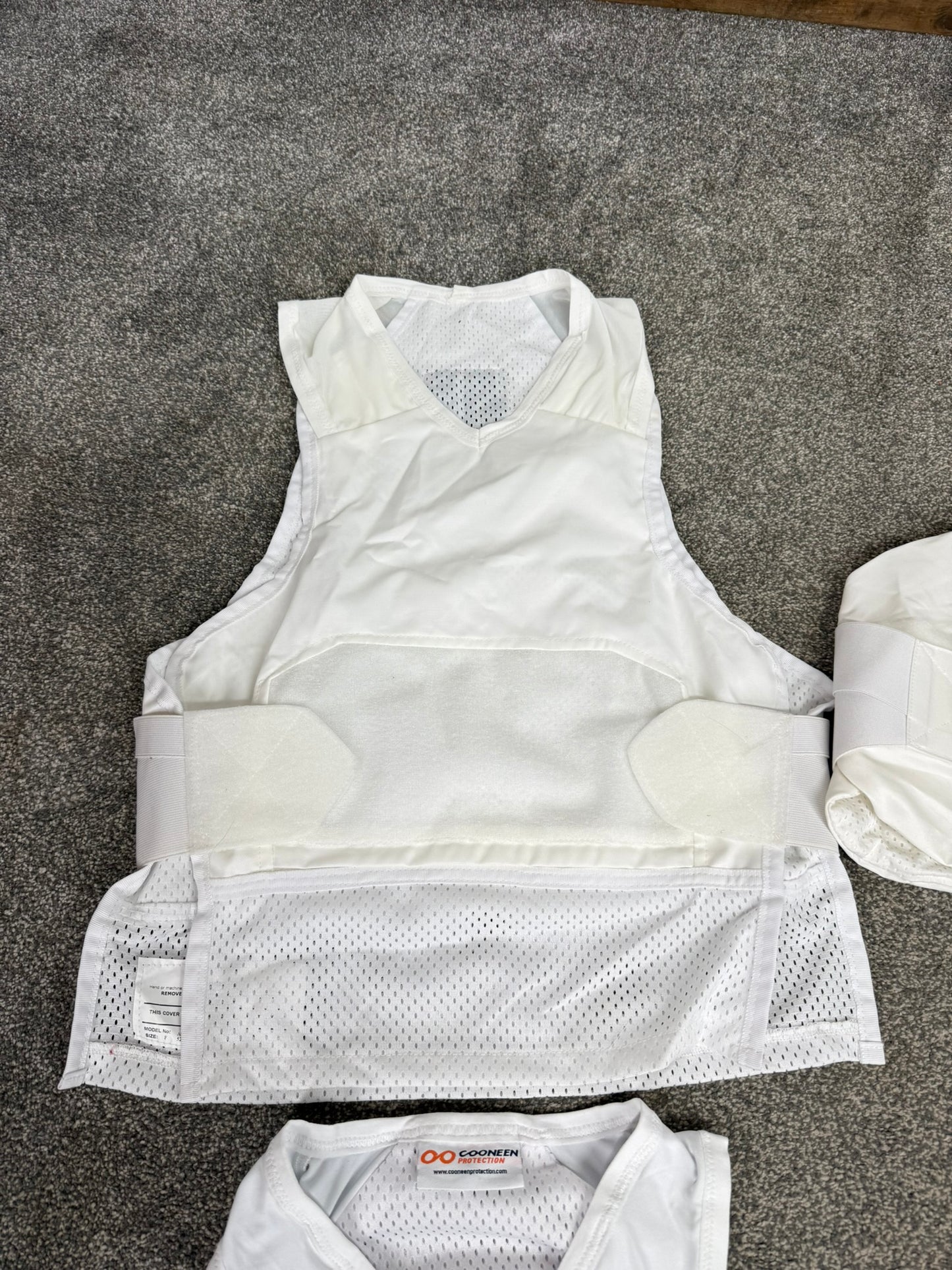 4x Ex Police Covert Body Armour Cover Vest Job Lot Security Film TV