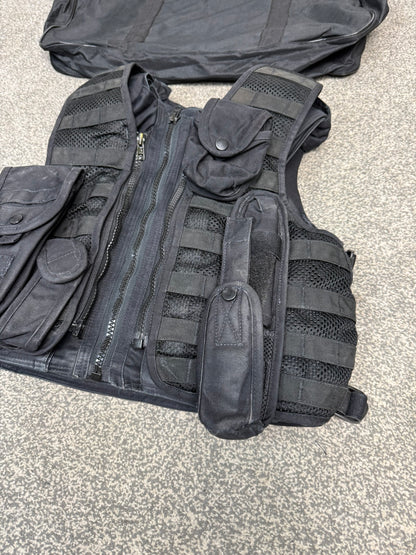 Ex Police Hauberg Molle Body Armour Stab Vest & Bag SMALL Anti Stab & Ballistic HG1A & KR2