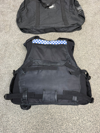 Ex Police Hauberg Molle Body Armour Stab Vest & Bag SMALL Anti Stab & Ballistic HG1A & KR2