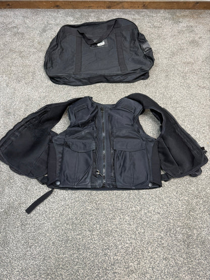 Ex Police Hauberg Molle Body Armour Stab Vest & Bag SMALL Anti Stab & Ballistic HG1A & KR2