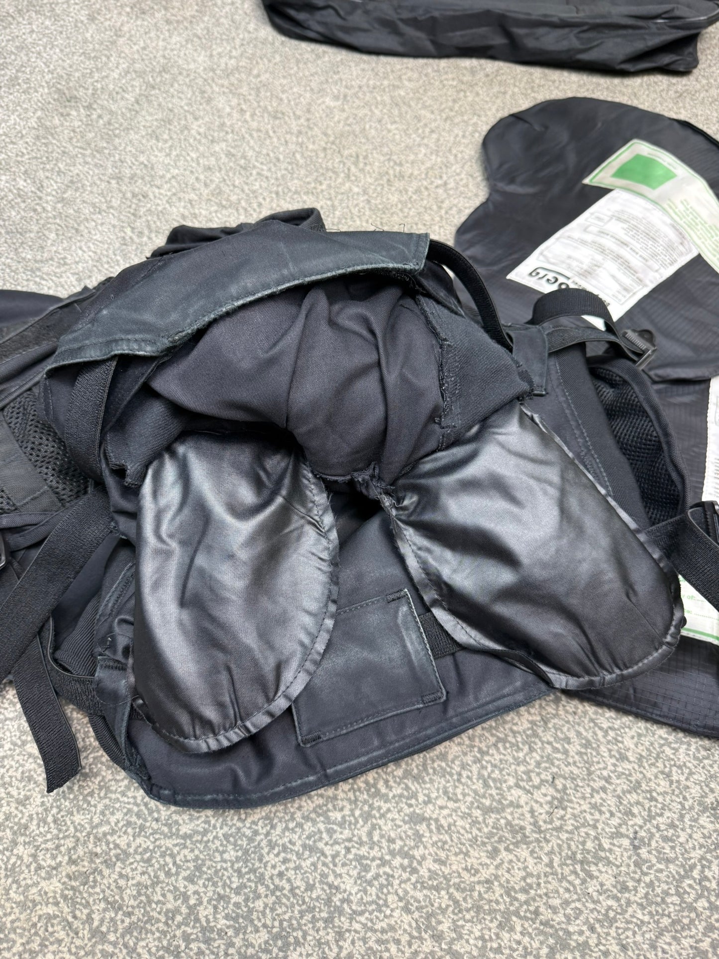 Ex Police Hauberg Molle Body Armour Stab Vest & Bag SMALL Anti Stab & Ballistic HG1A & KR2