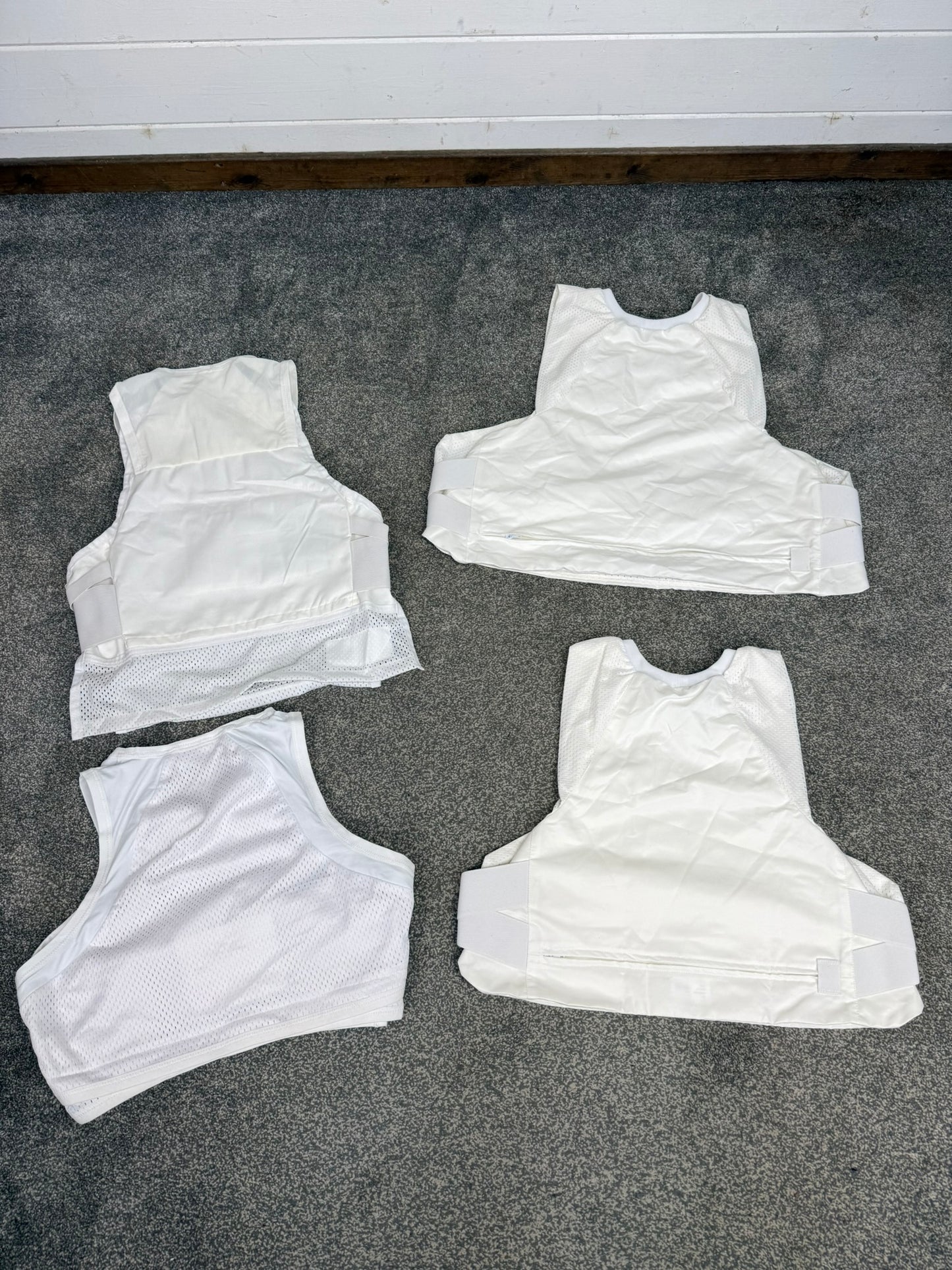 4x Ex Police Covert Body Armour Cover Vest Job Lot Security Film TV
